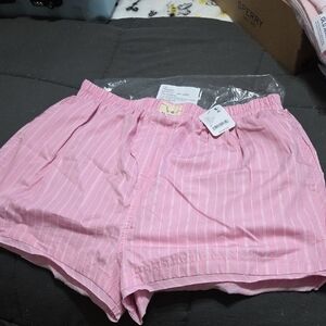 We The Free Pink and White Striped Shorts